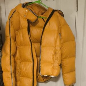 Napapijri Bright Yellow Luxury Puffer Jacket